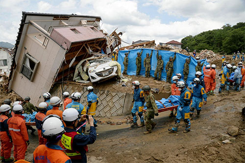 efectos de la catástrofe en Japón